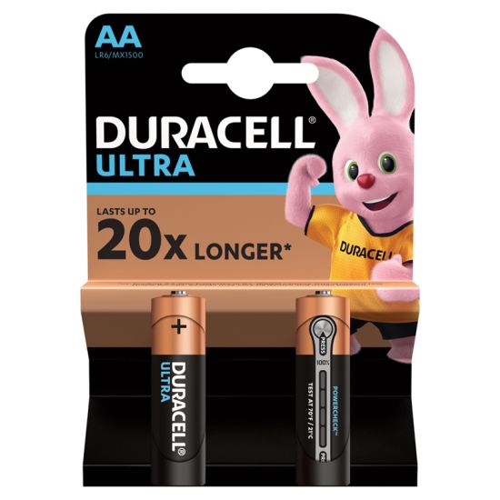 Батарейка Duracell UltraPower AA (LR06) алкалиновая, 2BL (2шт) Бельгия