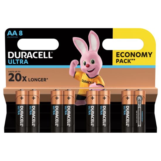 Батарейка Duracell UltraPower AA (LR06) алкалиновая, 8BL Бельгия