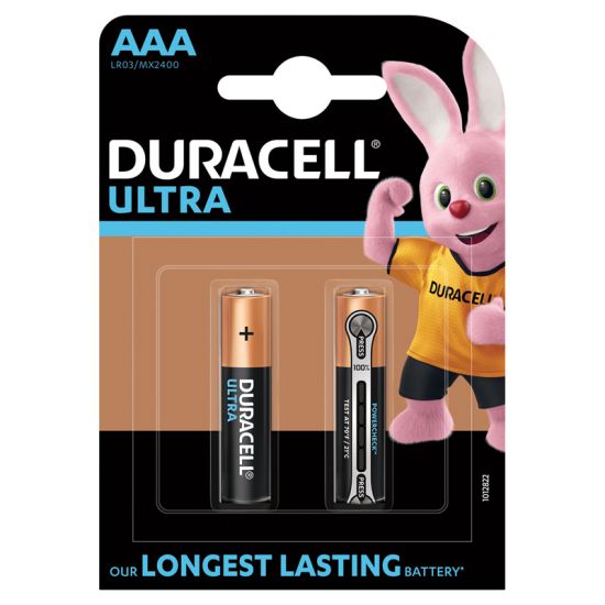 Батарейка Duracell UltraPower AAA (LR03) алкалиновая, 2BL Бельгия