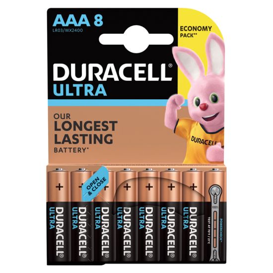 Батарейка Duracell UltraPower AAA (LR03) алкалиновая, 8BL Бельгия