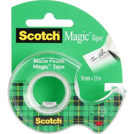 Клейкая лента Magic прозрачная 19ммХ7.5м (Scotch®) США