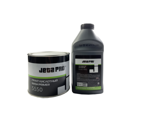 Грунт кислотный 5550 0,4+0,4л антикоррозионный (JetaPRO®) Польша