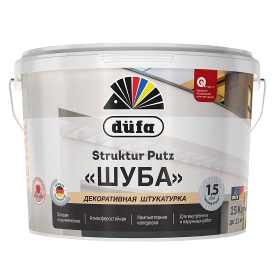 Штукатурка структурная STRUKTUR PUTZ \"апельсиновая корка\" 25кг (Dufa®)