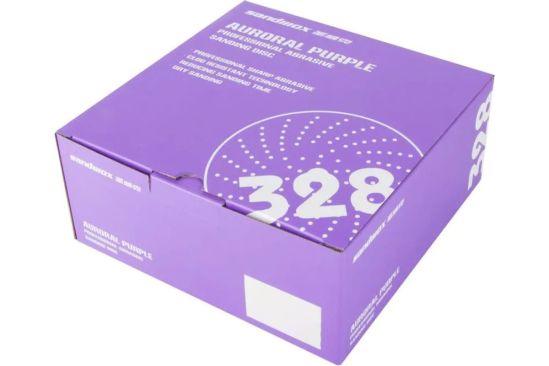 Круг абразивный на плёночной основе (328 Purple Zirconia) 24отв. Ø225мм P80 (SANDWOX®)
