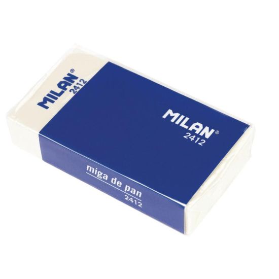 Ластик 2412 каучуковый прямоугольный 72x40x13мм (Milan®) Испания