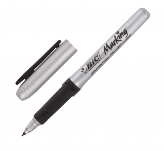 Маркер перманентный чёрный 0.7мм (BIC®)