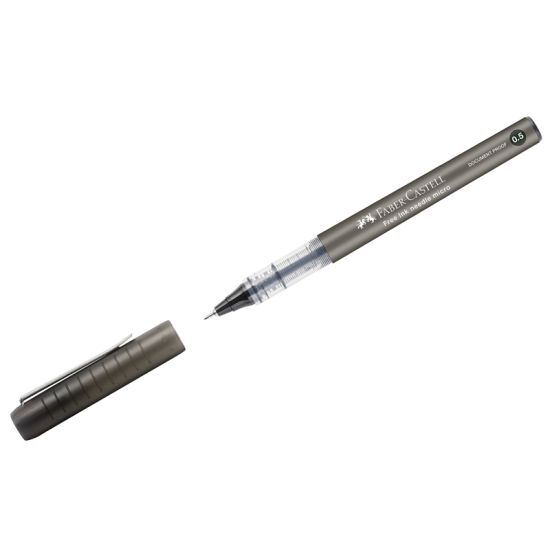 Ручка-роллер Free Ink Needle черная, 0,5мм (Faber-Castell) Япония