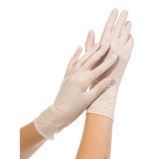 Перчатки латексные DeMAX® нестерильные (9-10, XL) 100шт (Малайзия)