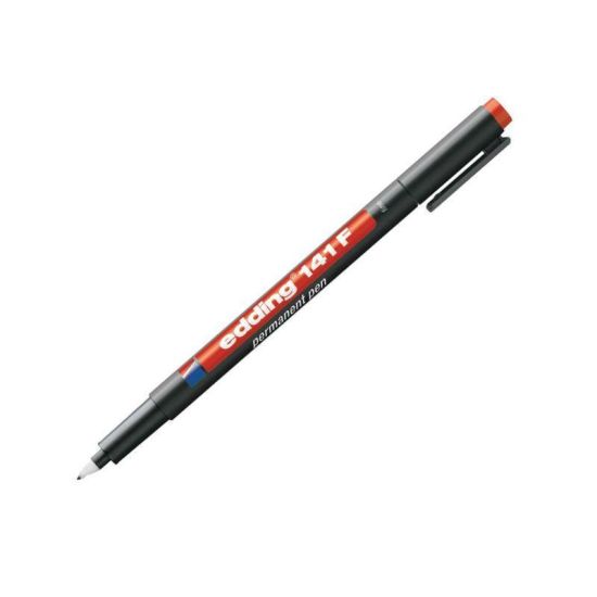 Маркер перманентный E-141 F col.002 красный 0.6мм (EDDING®) Япония