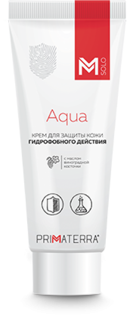 Крем защитный Aqua гидрофобный для рук 100мл (М SOLO®) РОССИЯ