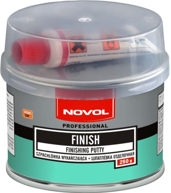 Шпатлёвка ПЭ Finish отделочная 0,25кг (NOVOL®)