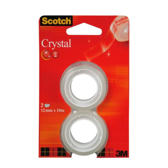 Клейкая лента Crystal прозрачная 19ммХ7.5м (Scotch®) Франция