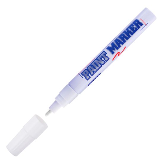 Маркер лаковый PM-05, 4мм, белый (MunHwa®) Корея