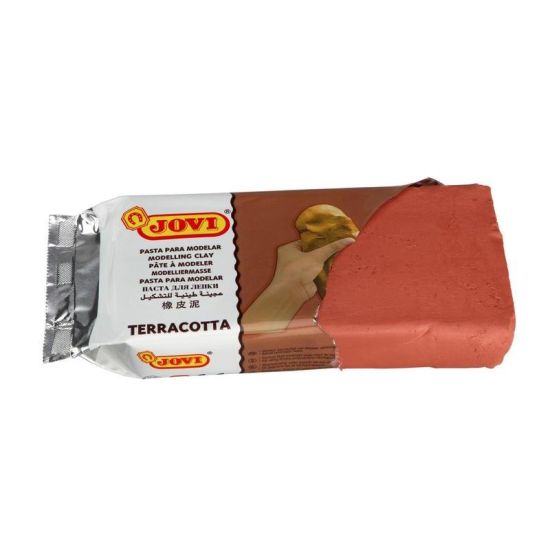 Пластика для лепки и моделирования Air Dry терракотовая 88 /500г (Jovi®) Испания