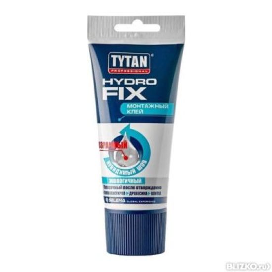 Монтажный клей HYDRO FIX прозрачный 150мл (Tytan®)