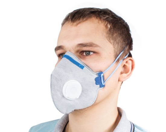 Полумаска JM8226 лепесткового типа с угольным фильтром JETA Safety (JetaPRO®)