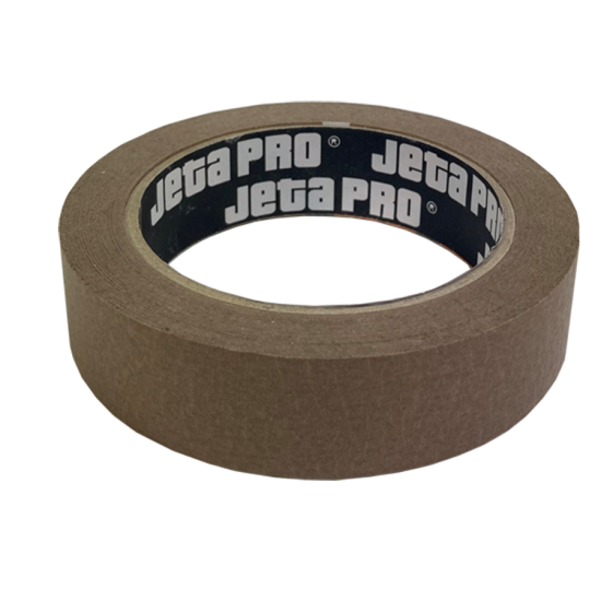 Лента малярная коричневая 38мм ● 40м HIGH TACK (JetaPRO®) Италия