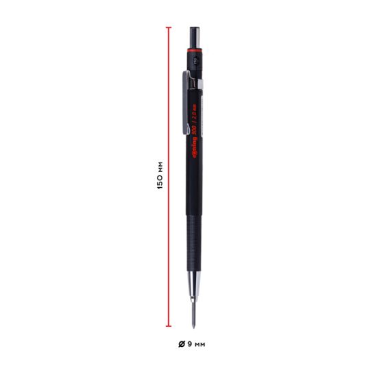 Карандаш механический цанговый 2mm \"300\", HB (Rotring®) Япония