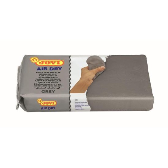 Пластика для лепки и моделирования Air Dry серая 83G /250г (Jovi®) Испания