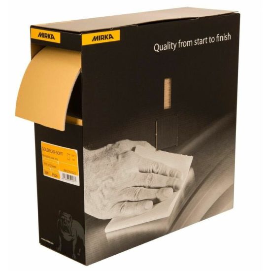 Рулонный абразив на поролоне P400 GOLDFLEX-SOFT 115х25 (Mirka®) Финляндия