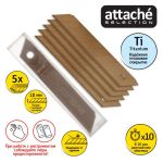 Лезвие сегментированное 18мм Attache Selection SK5, 5шт (Attache®) Китай