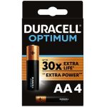 Батарейка Duracell Optimum AA (LR06) алкалиновая, 4BL (Duracell) Бельгия