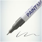 Маркер лаковый EFPM-06 Extra Fine, 1мм, серебро (MunHwa®) Корея