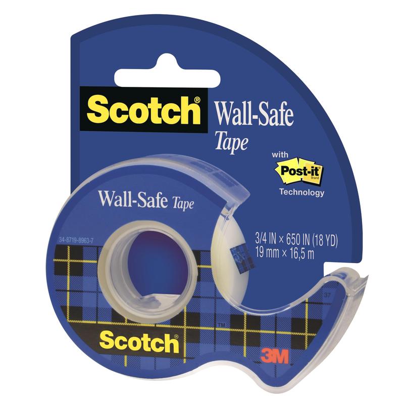 Лента канцелярская клейкая 183 невидимая 19мм х 16.5м (с диспенсером) (Scotch®) США