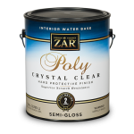 Лак на водной основе Poly Crystal Clear (golss) глянцевый 0,946л (ZAR®) США
