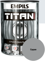 Эмаль антикор.гладкая Titan (серый) 2.7кг (EMPILS®) РОССИЯ