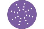 Круг абразивный на плёночной основе (328 Purple Zirconia) 24отв. Ø225мм P60 (SANDWOX®)